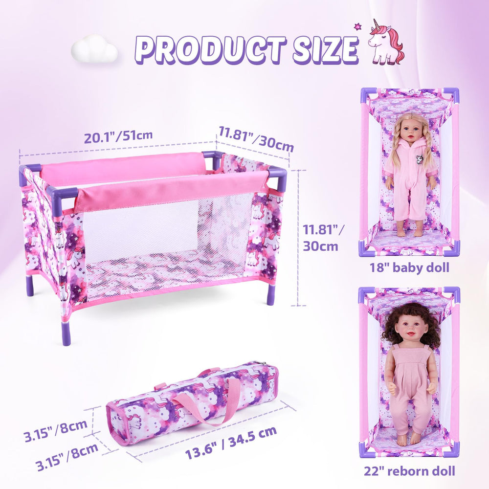 BABESIDE compatibility for 18 inch to 22 inch dolls supports versatile pretend play.