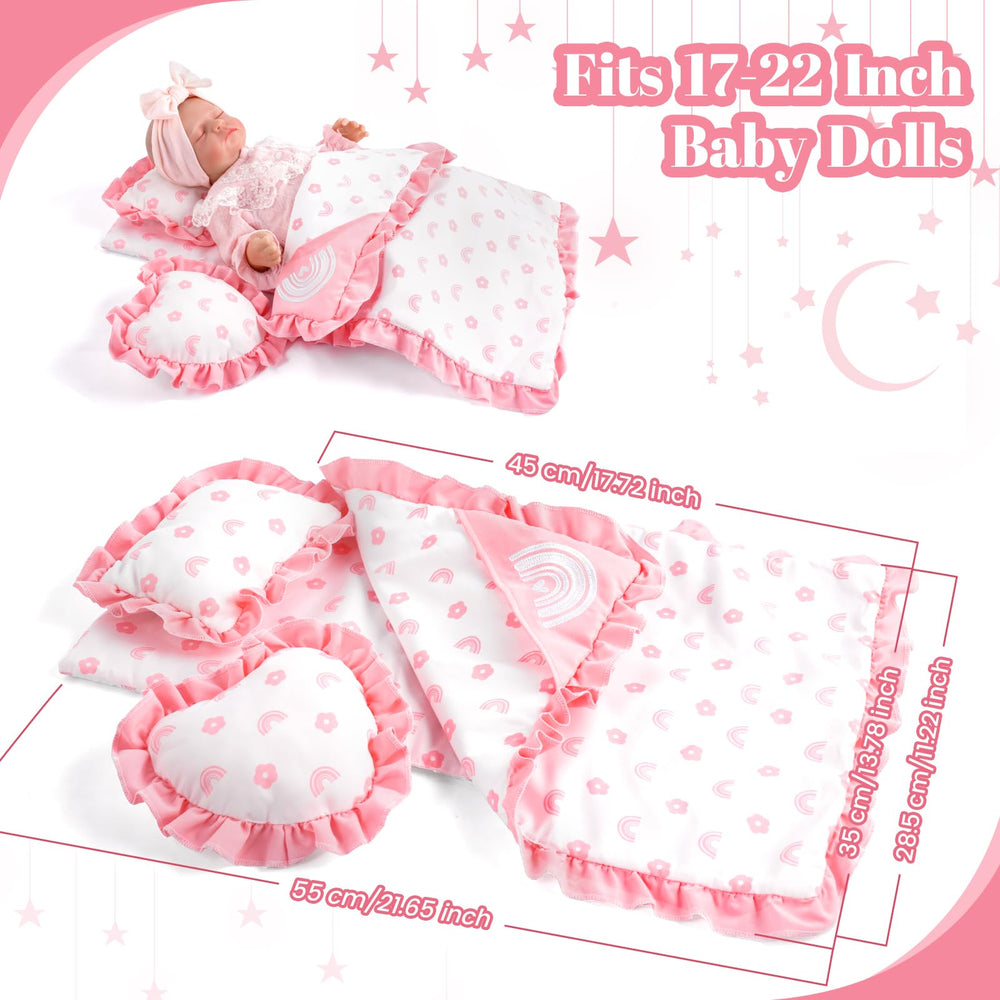 Babeside doll bed mattress with soft texture for realistic pretend play.