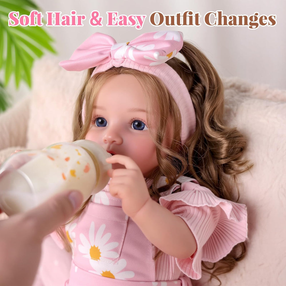 BABESIDE Gift-ready doll with adorable outfit for birthdays and celebrations.