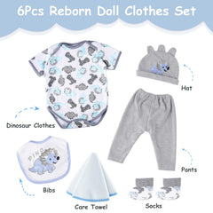 BABESIDE doll bib keeps outfits clean during feeding
