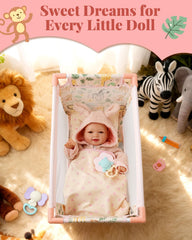 Babeside doll bottle and pacifier enable realistic feeding pretend play