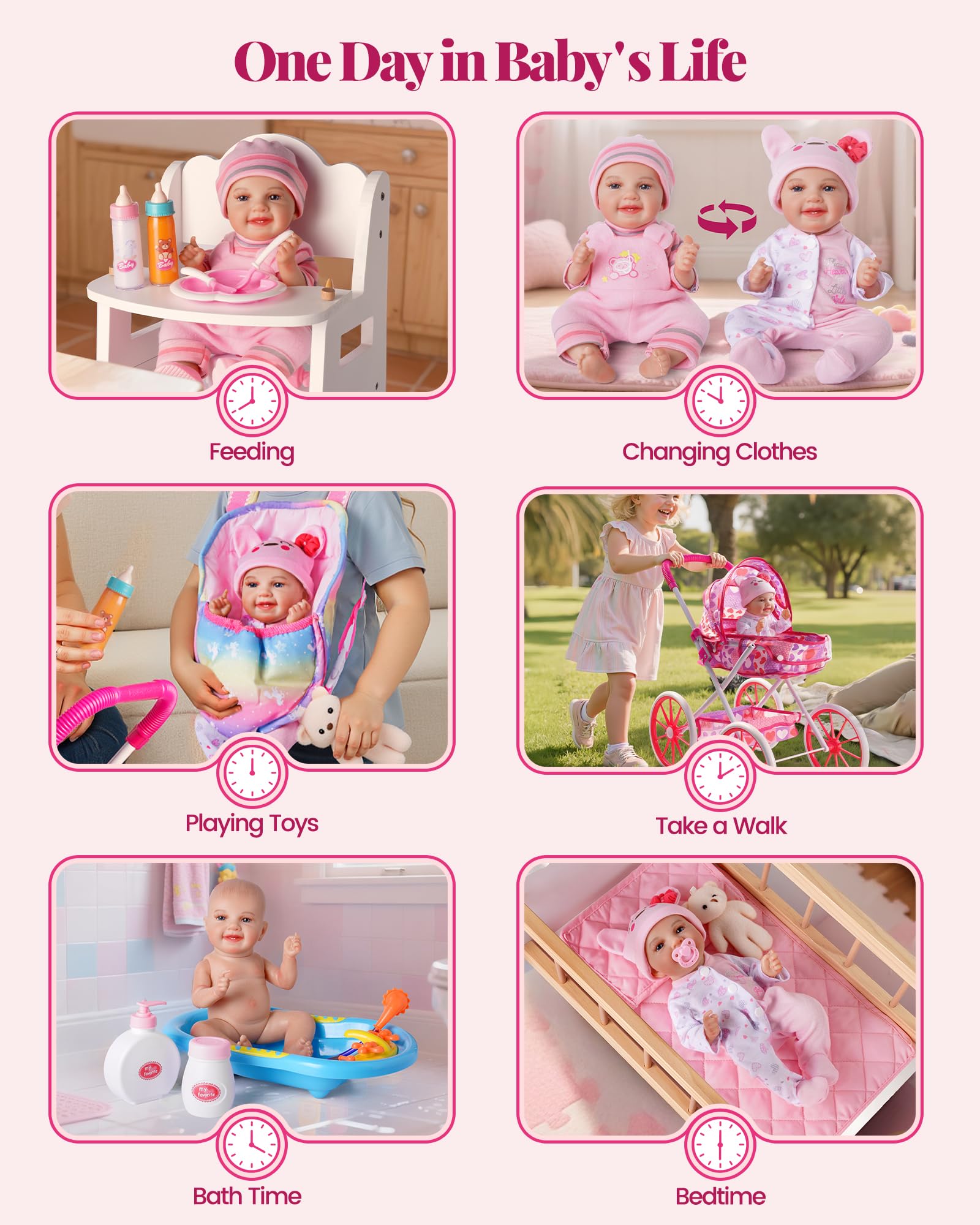 BABESIDE doll carrier sized for 12–15 inch dolls