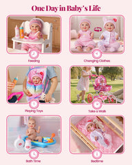 BABESIDE doll carrier sized for 12–15 inch dolls