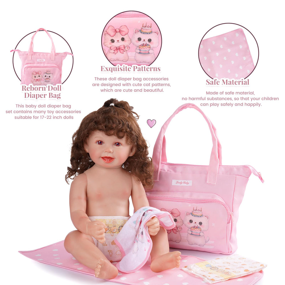 BABESIDE doll changing pad for diaper changes during play