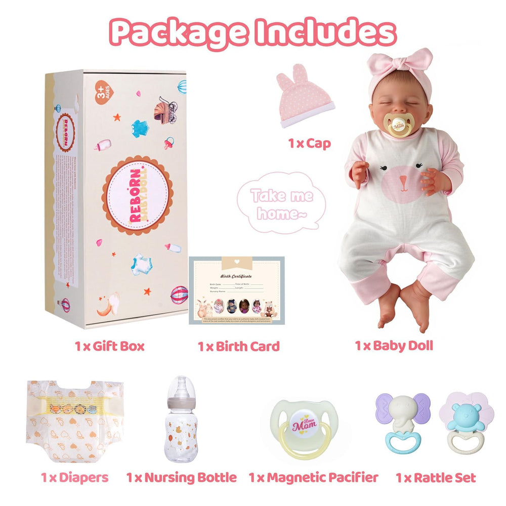 BABESIDE doll cleaning care guide with gentle wipe instructions