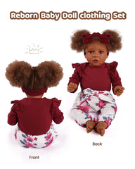 Soft fabric texture highlights comfort and realism in BABESIDE doll clothes.