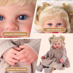 BABESIDE doll nails hand-painted detail enhances authentic baby appearance