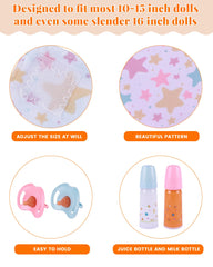 BABESIDE doll pacifiers set for soothing comfort during nurturing roleplay