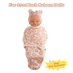 BABESIDE pink doll socks complete the outfit with a polished look.