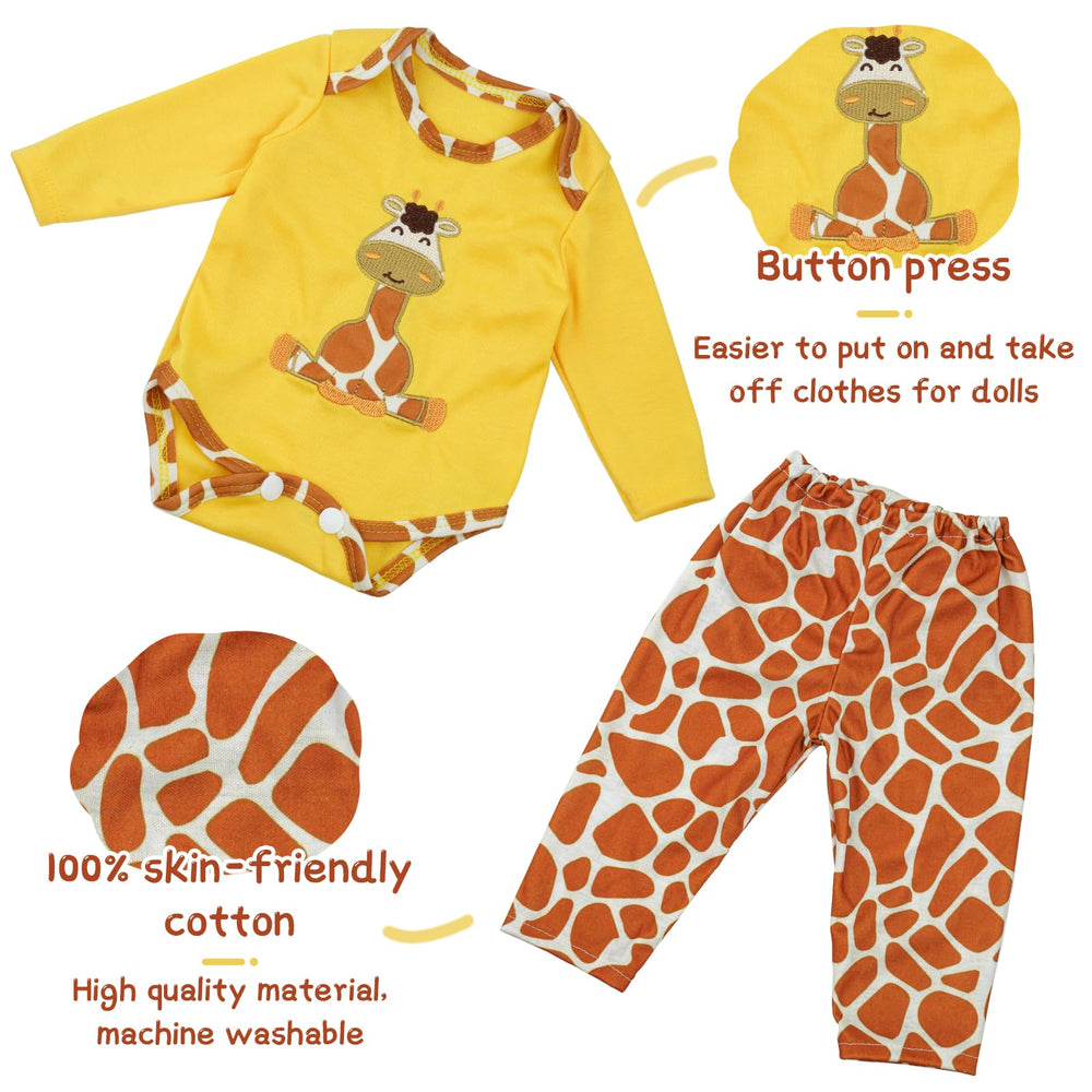 BABESIDE socks for 17-22 inch dolls, gentle fabric for quick outfit changes
