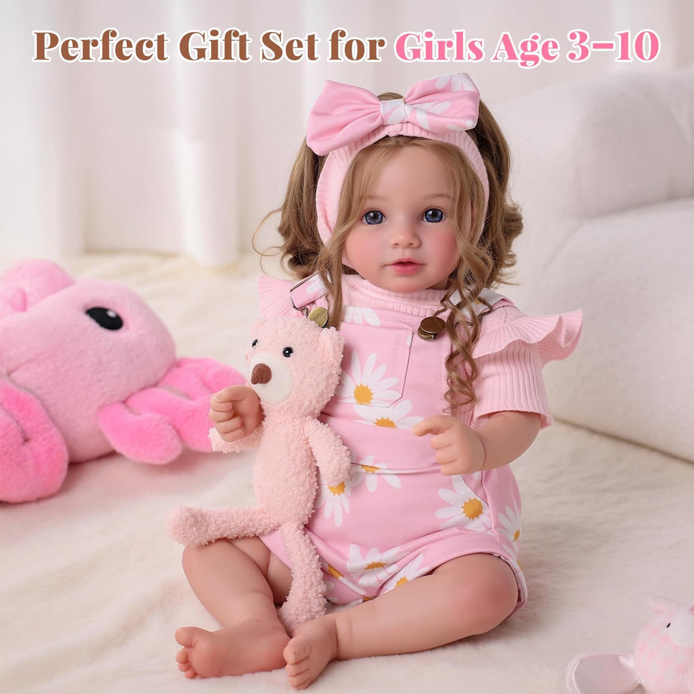 BABESIDE Soft cloth body enhances gentle hugs and realistic posing.