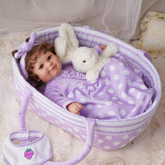 Babeside soft towel, gentle care for doll wash and outfits.