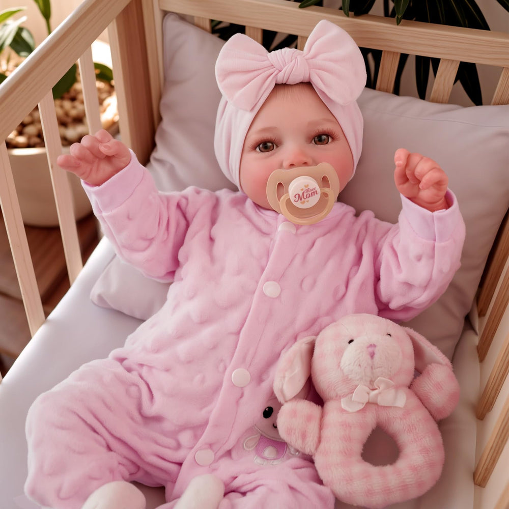 Babeside durable vinyl body supports gentle posing for photos.