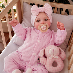 Babeside durable vinyl body supports gentle posing for photos.