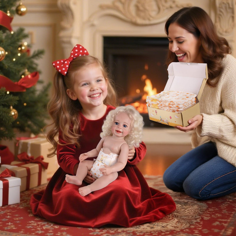 BABESIDE easy-change diaper design simplifies quick changes during pretend play.