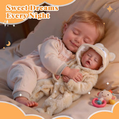 BABESIDE close-up face detail highlights gentle sleeping features for storytelling.