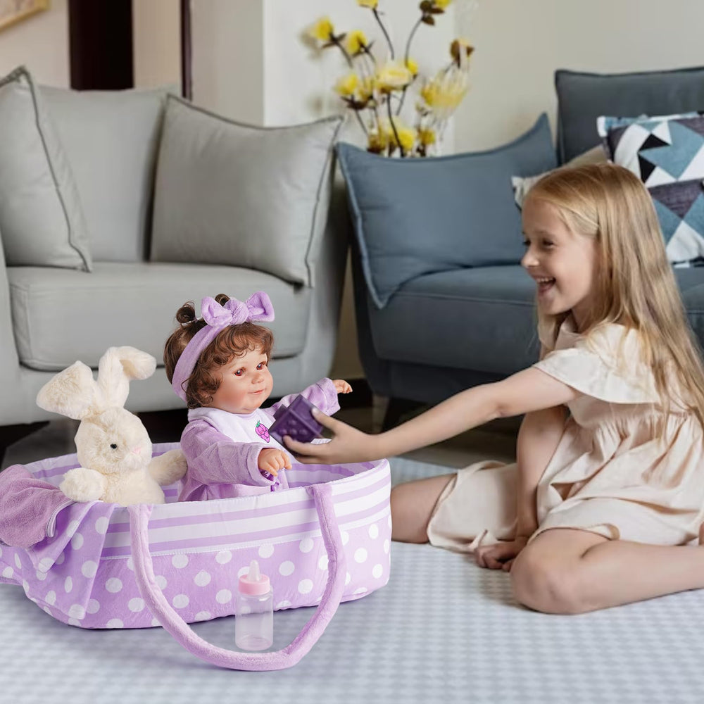 Babeside feeding bottle, completes realistic feeding role-play.