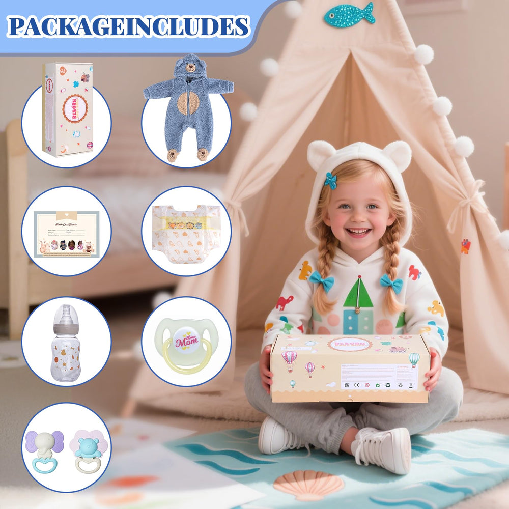 BABESIDE flexible limbs support natural sitting and posing during play.