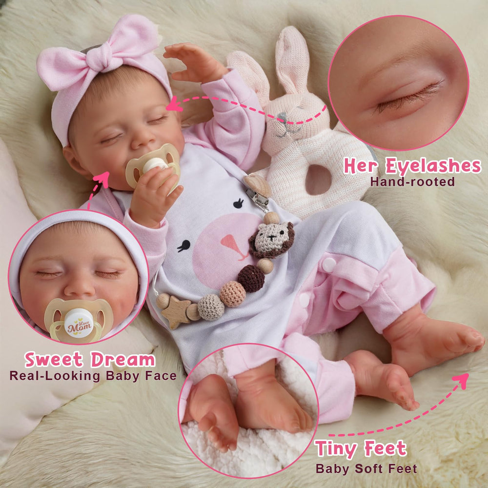 BABESIDE gift set doll includes accessories for creative play