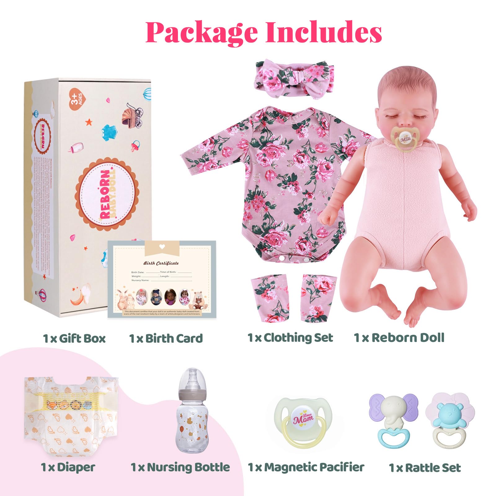 BABESIDE includes accessories and gift-ready packaging