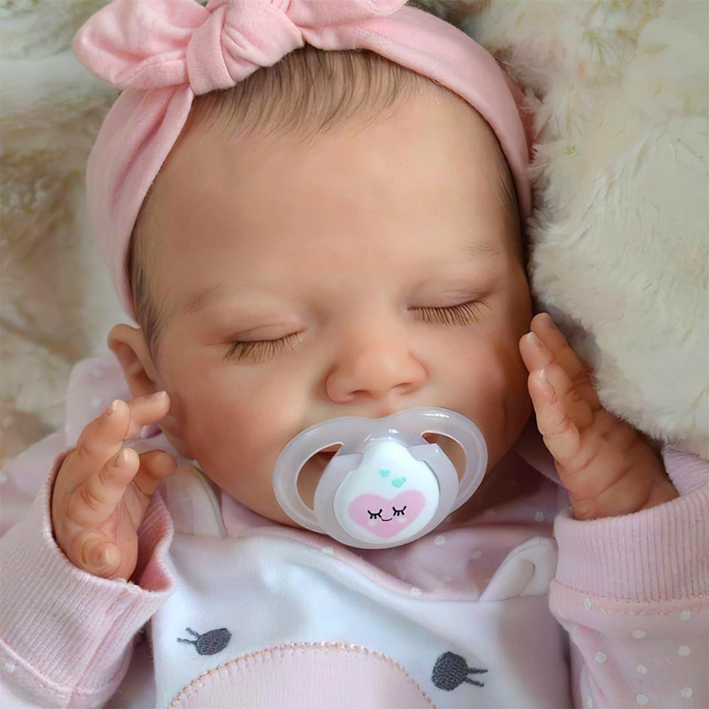 BABESIDE lifelike doll with sweet smile for immersive pretend play