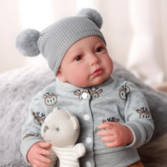BABESIDE reborn doll 17in flexible limbs for easy posing
