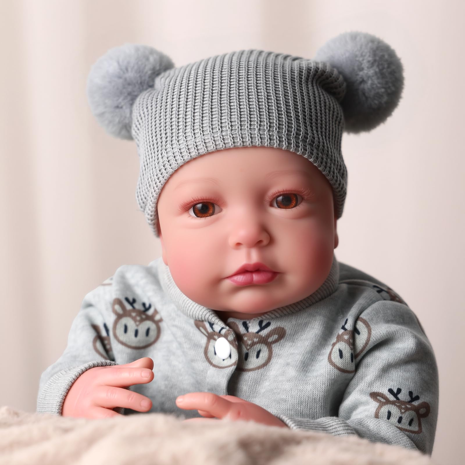 BABESIDE reborn doll 17in tiny nails for tactile detail