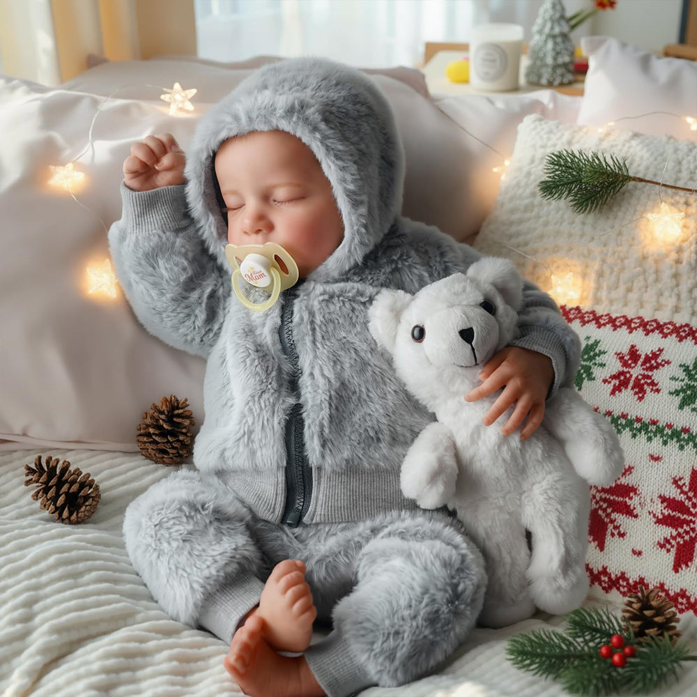 BABESIDE lifelike doll bath-time pose demonstrates versatile care play.