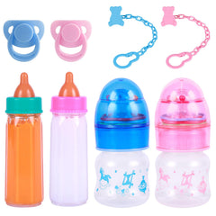 BABESIDE magic baby bottle with disappearing milk sparks imaginative pretend feeding