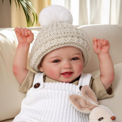 BABESIDE Mia silky brown hair detail ideal for styling play.