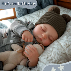 BABESIDE Noah soft touch doll suitable for gentle nurturing play