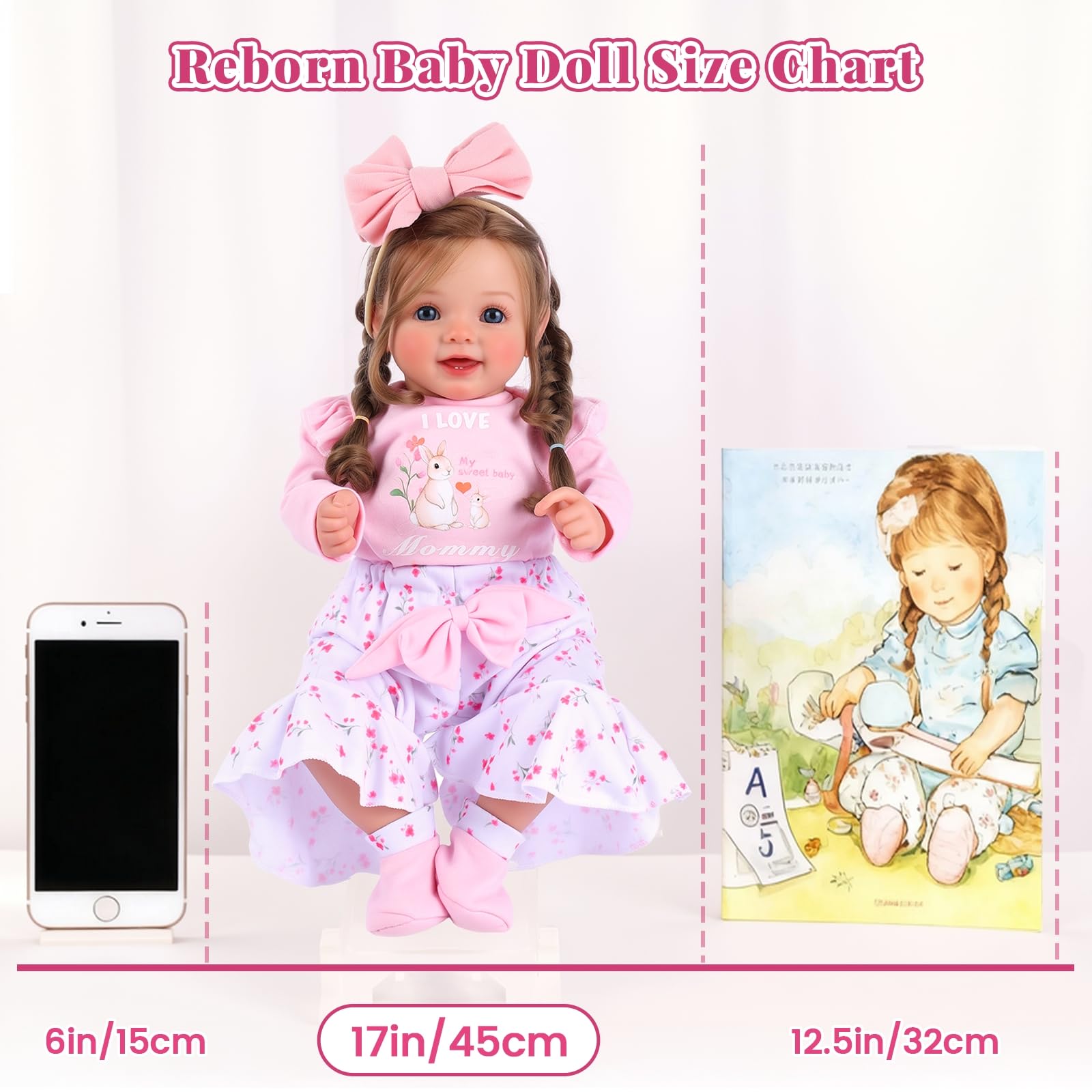 BABESIDE Pink outfit with floral skirt encourages dress-up and styling.