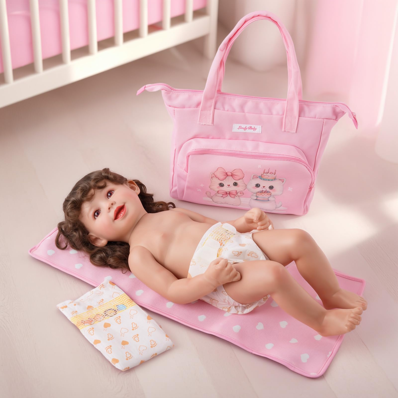 BABESIDE pretend play set ready for creative doll time