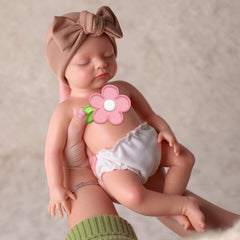 BABESIDE realistic face with hand-painted features for authentic newborn charm