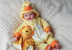 BABESIDE realistic hands and face detail enhances nurturing role play experiences.