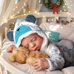 BABESIDE Reborn Doll Boy clothes set included, ready for playtime adventures.