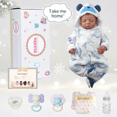 BABESIDE Reborn Boy easy care, wipe clean with damp cloth.