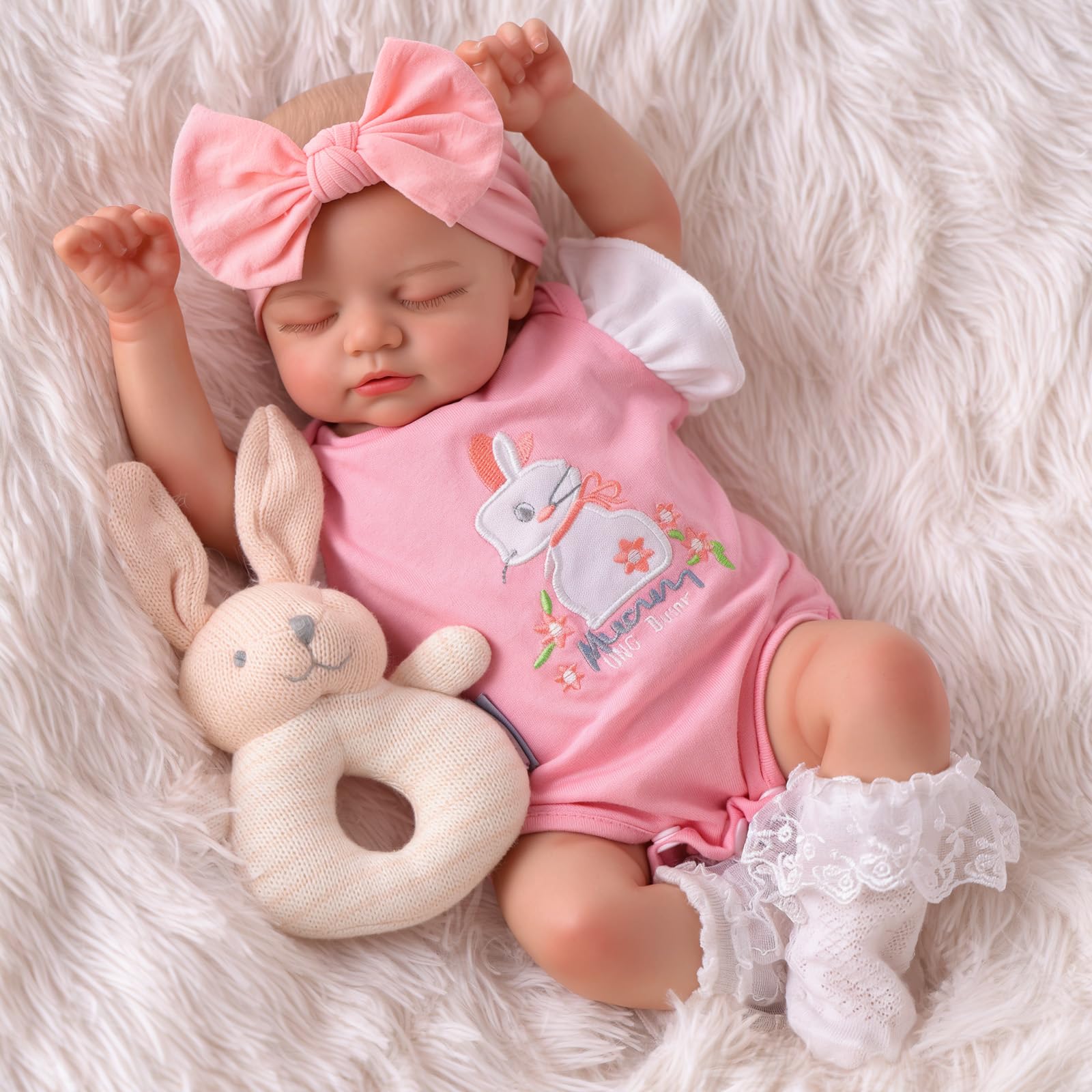 BABESIDE sleeping expression encourages calm, soothing bedtime routines.