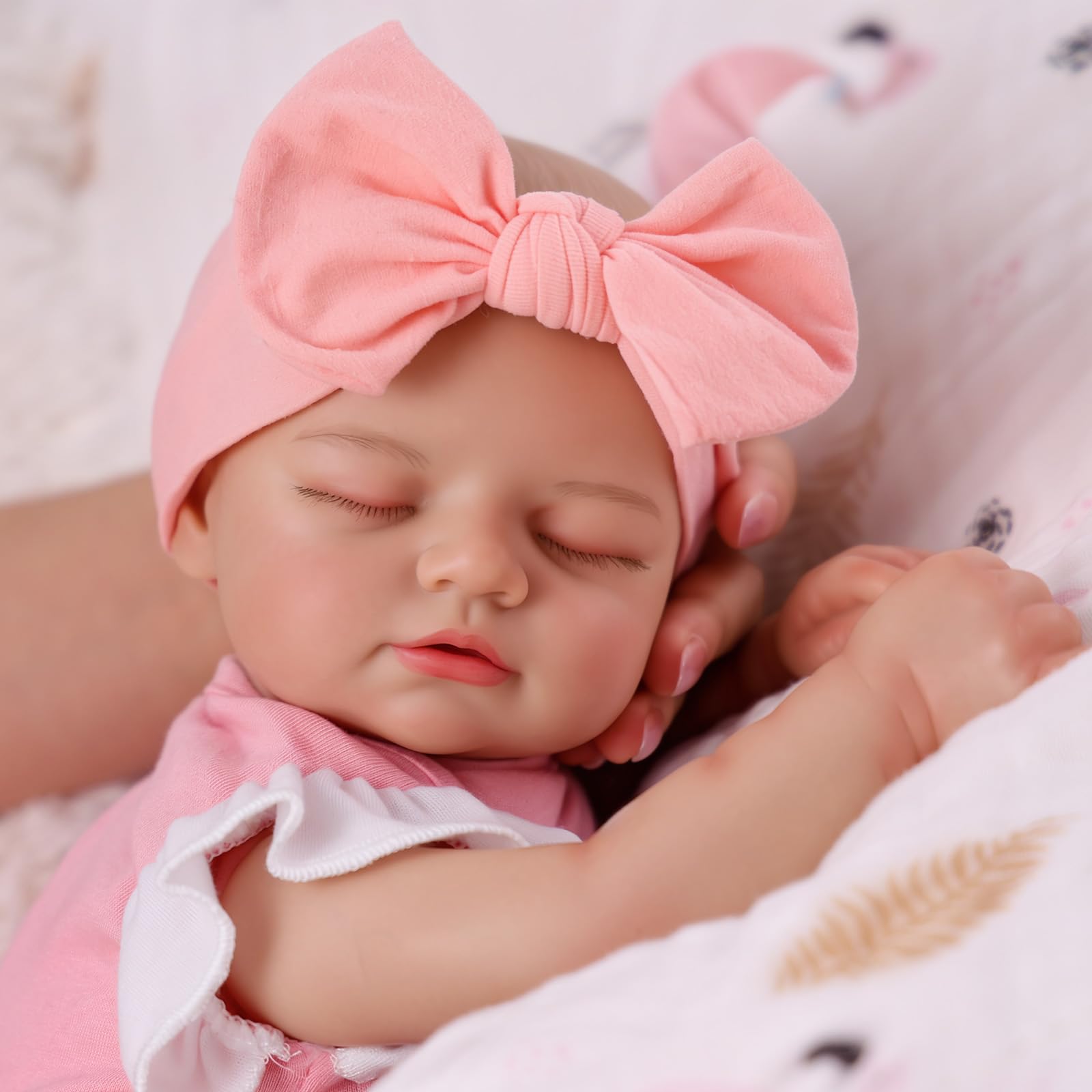 BABESIDE doll with soft cloth body offers huggable, safe play for toddlers.