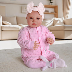 BABESIDE reborn baby doll soft vinyl texture ideal for gentle hugs and durability.