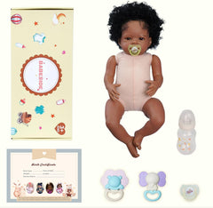 Pacifier and feeding bottle with BABESIDE Reborn to support nurturing routines.