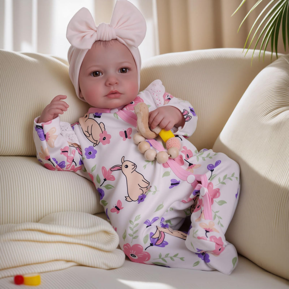 BABESIDE Reborn doll 20-inch size fits easily in little arms