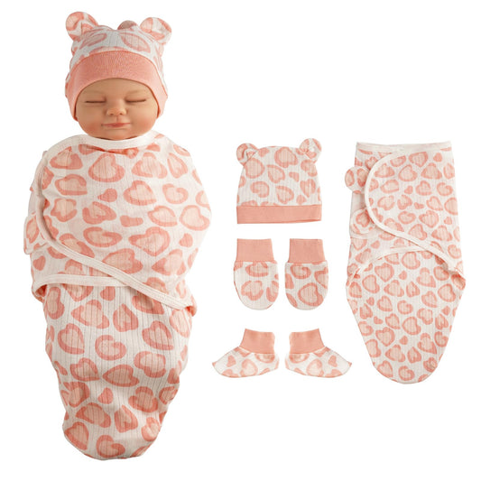 BABESIDE pink reborn doll blanket packaging for gifting and display.