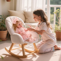 BABESIDE Reborn doll cloth body provides a snug, cuddle-friendly feel.