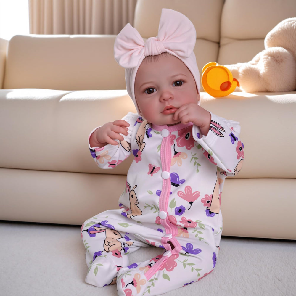 BABESIDE Reborn doll realistic eyes detail emphasizes expressiveness for nurturing play