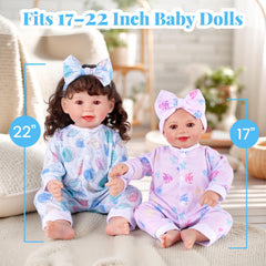 Babeside shell-pattern clothes bring nautical charm to doll wardrobes.