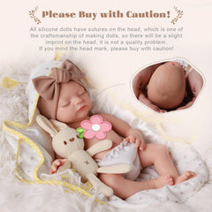BABESIDE soft platinum silicone skin feels gentle to hold and cuddle
