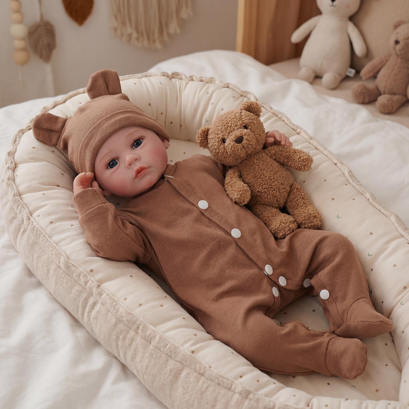 Babesnug reborn baby boy birth certificate adds realism and collectibility