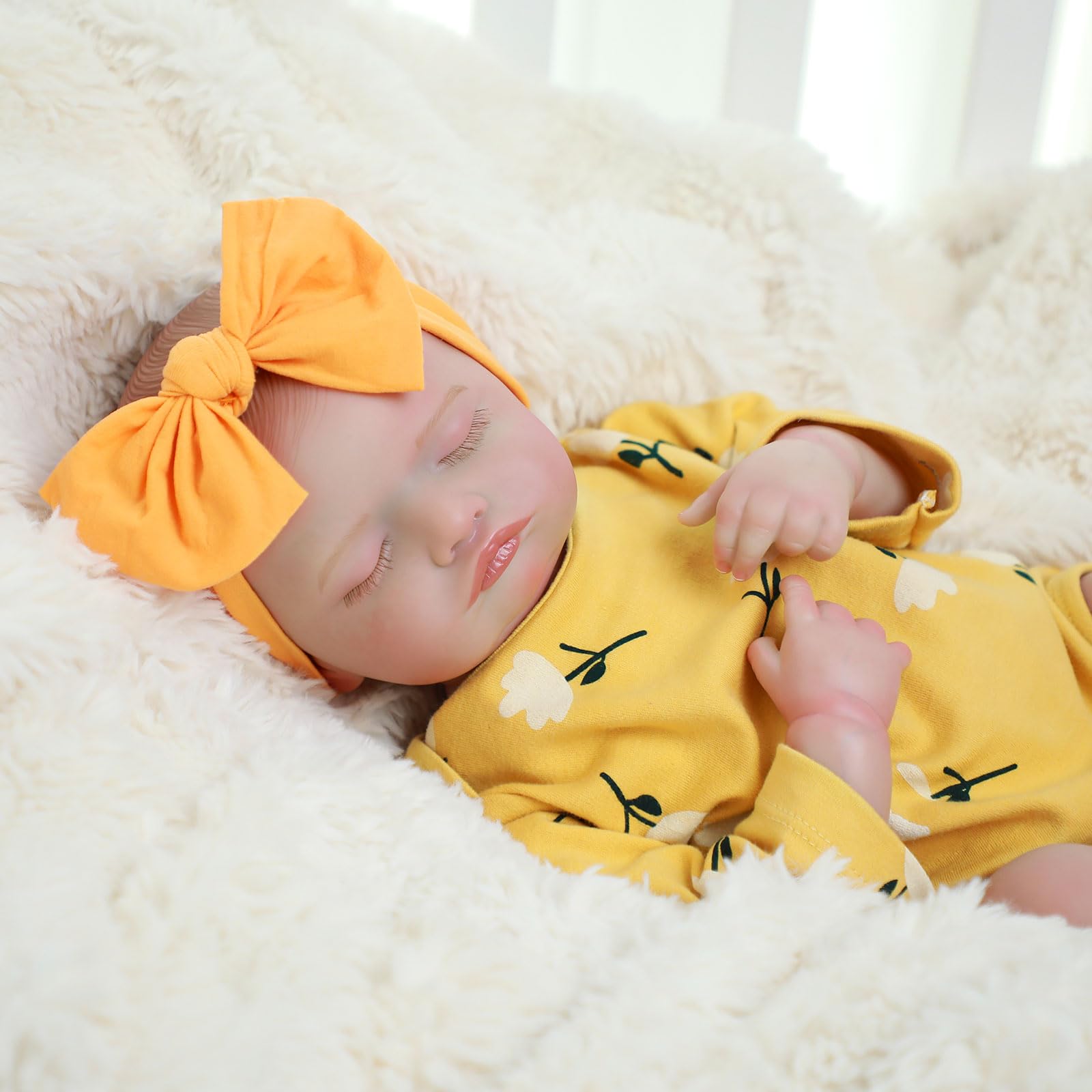 Babeviimt Reborn Baby Doll offers head to toe realism for lifelike play