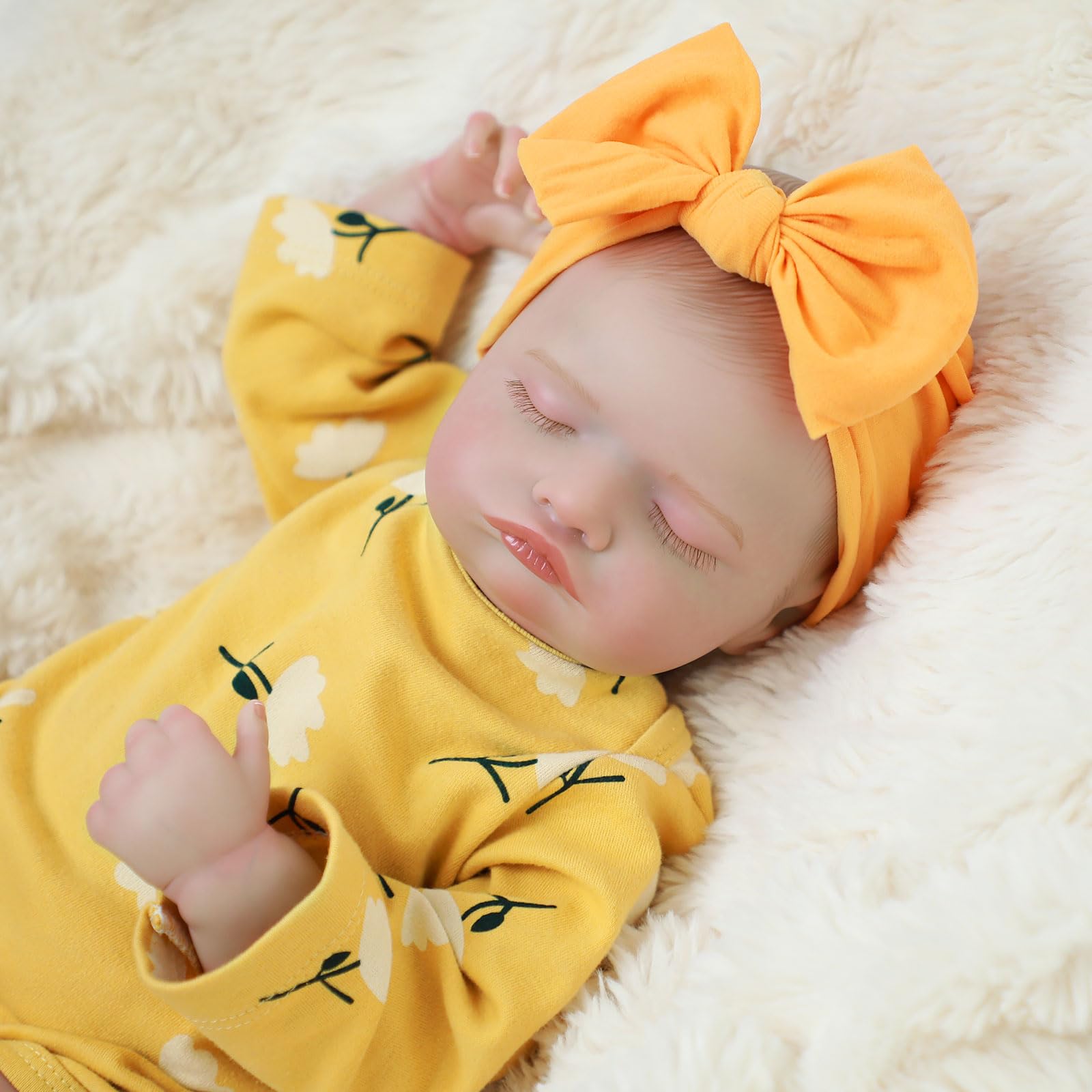 Babeviimt Reborn Doll includes feeding set for interactive role play